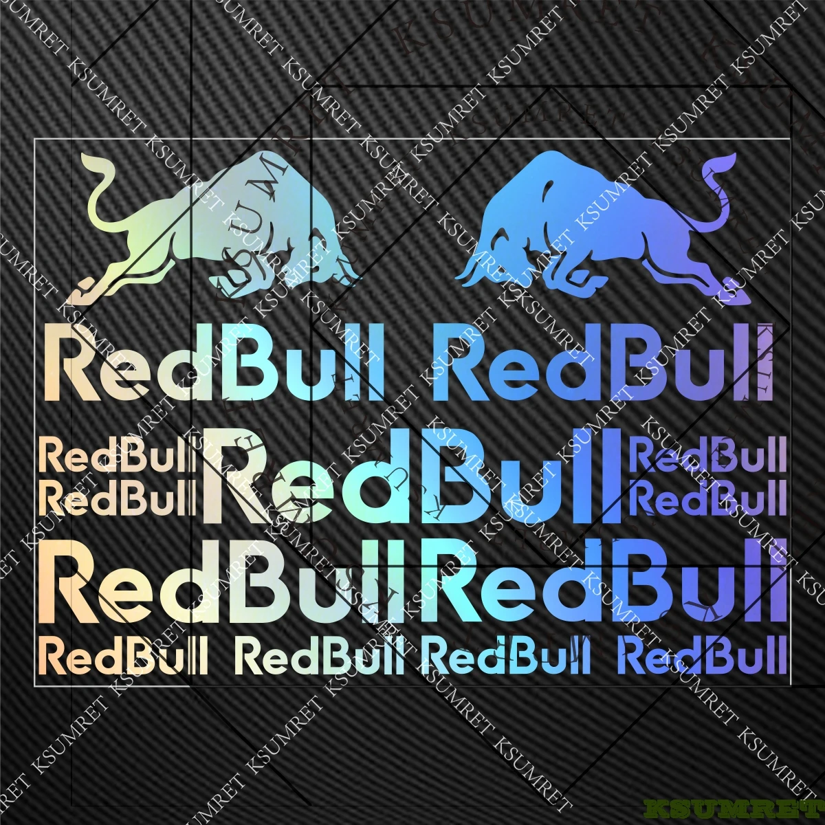 Рождественский красный бык наклейка на мотоциклетный бак шлем наклейки