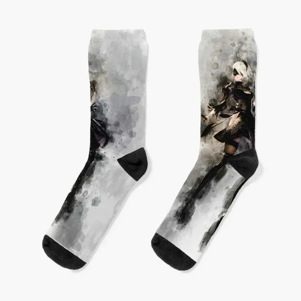 

Nier Automata - 2B Socks Climbing new in's essential Socks Female Men's