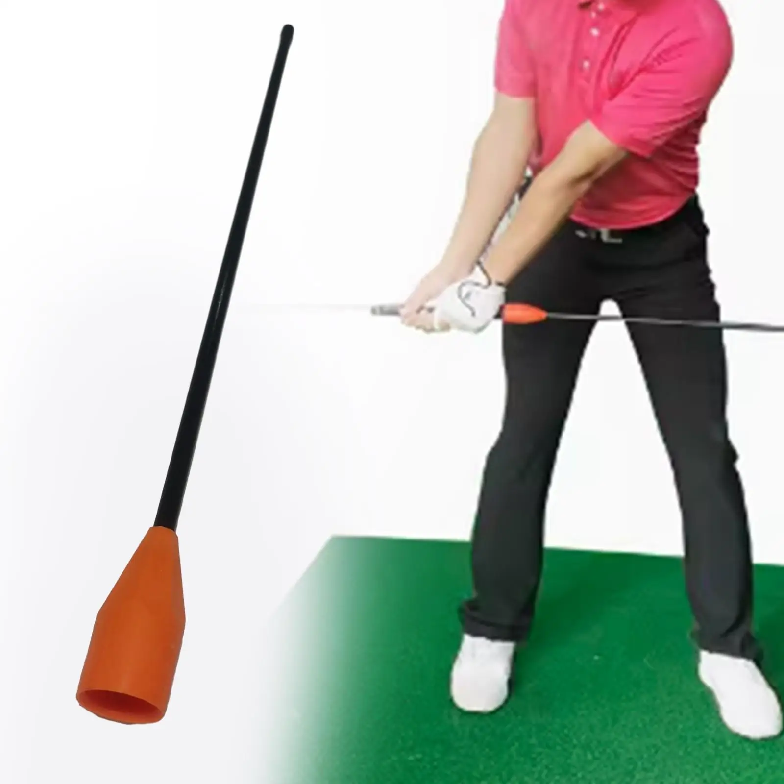 Golf Swing Trainer Aid Gift Golf Chip Practice for Beginners Sports Outdoor