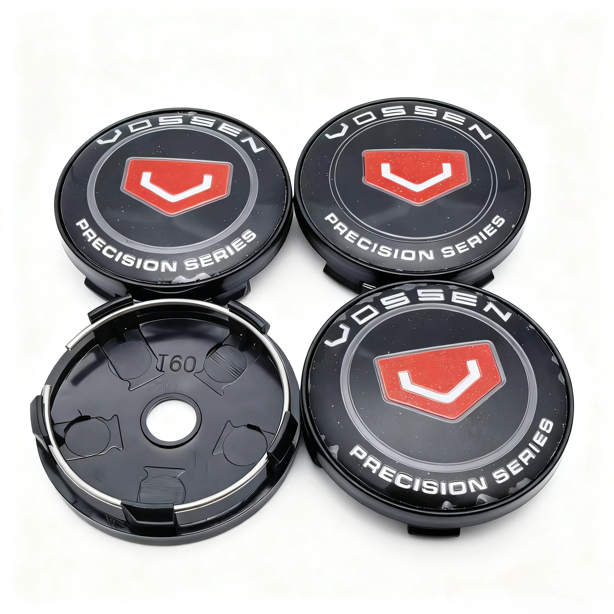 4pcs Vossen Logo Badge Emblem Car Wheel Center Caps 60MM Clip 56MM Wheels Hub Dust Cap Rim Hubcaps Cover Replace Car Accessories view 5