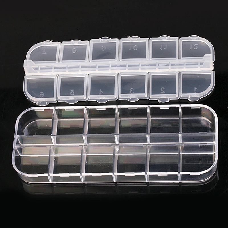 Diy Nail Accessories Storage Box Diamond Earrings Accessories Organizer Case Storage Containers