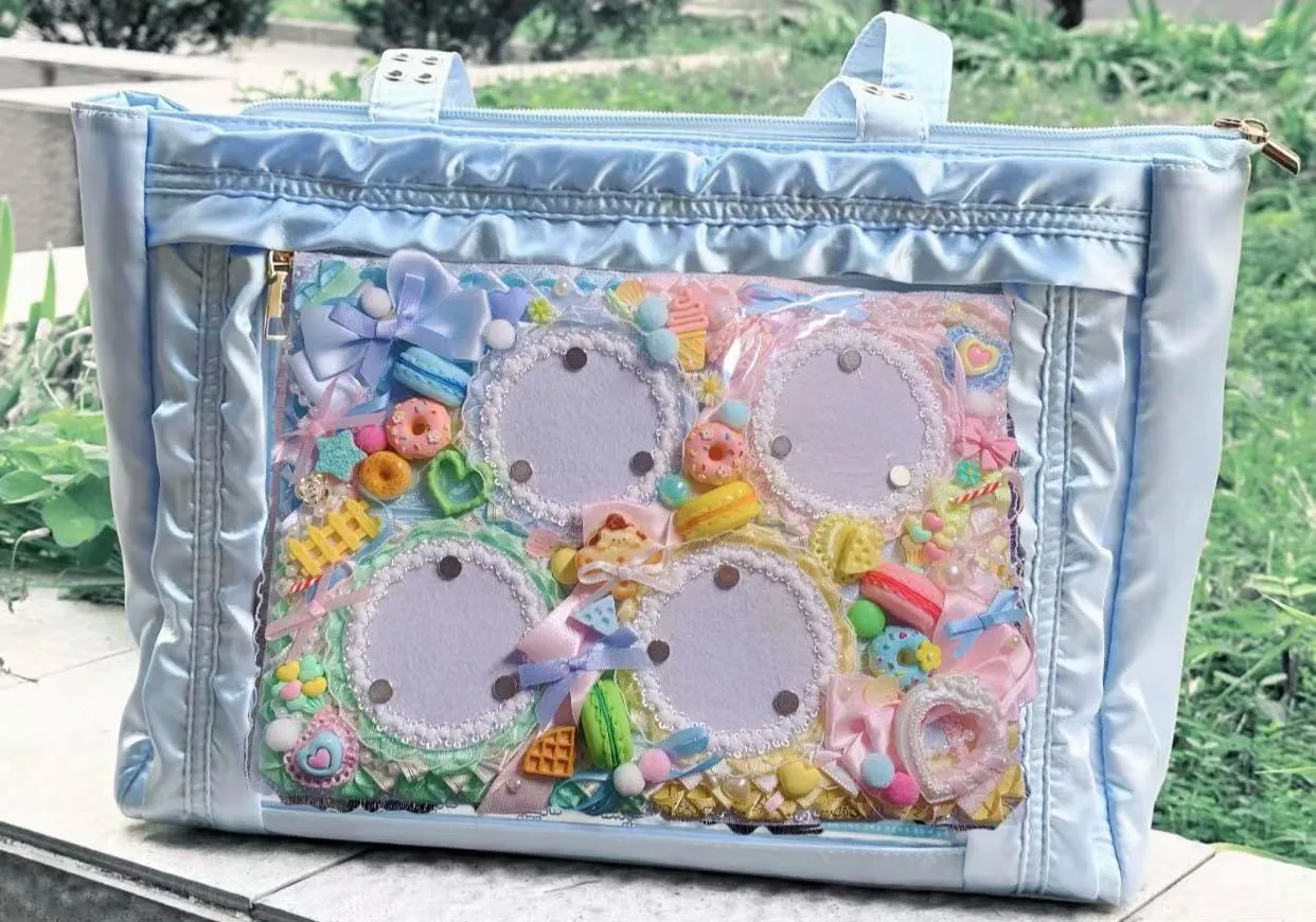 Handmade Finished Pain Board Sweet Cute Macaron Color Cute Pain Board Ribbon Large Intestine Pain Board Ltabag Accessories