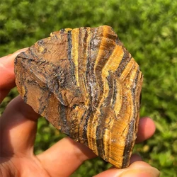 1pc Natural Large Rough Tiger Eyes Stone Raw Crystal Mineral Specimen Gemstone For Chakra Home Fish Tank DecoFlower Pot Ornament