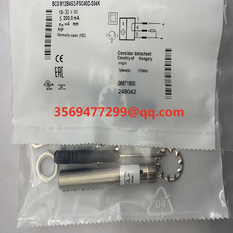 Imagem -05 - Interruptor do Sensor de Proximidade Novo Bcs00p0 Bcs M12b4g2-psc40d-s04k