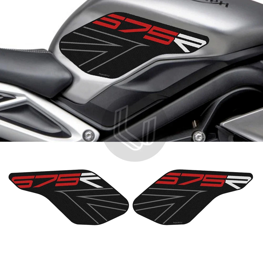 

For Daytona 675 R 2013 2014 2015 2016Motorcycle Anti slip Tank Pad 3M Side Gas Knee Grip Traction Pads Protector Sticker