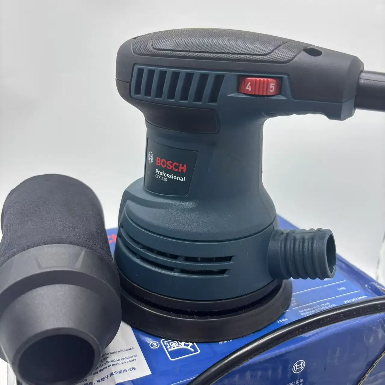 Bosch GEX125 280W Orbital Sander 125mm Variable Speed Dustless Sanding Machine for Wood Wall Automotive view 2