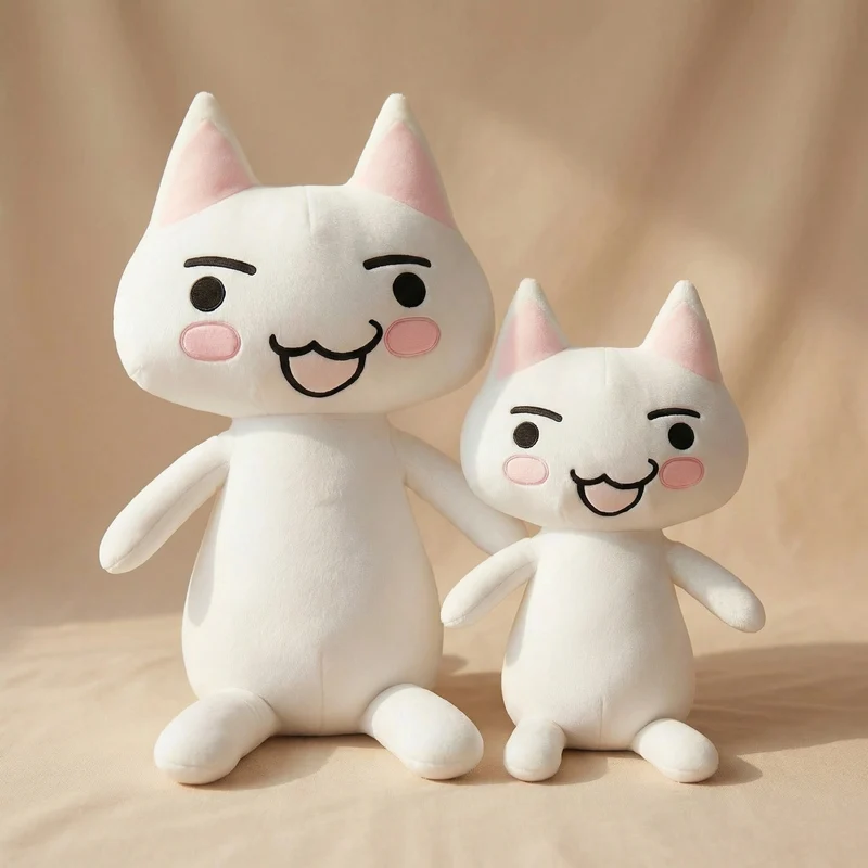 

80cm-110cm Big Kawaii Toro Inoue The Cat Plush Toy Soft Anime Cartoon Animal Doll Room Decorations Kids Birthday Christmas Gift