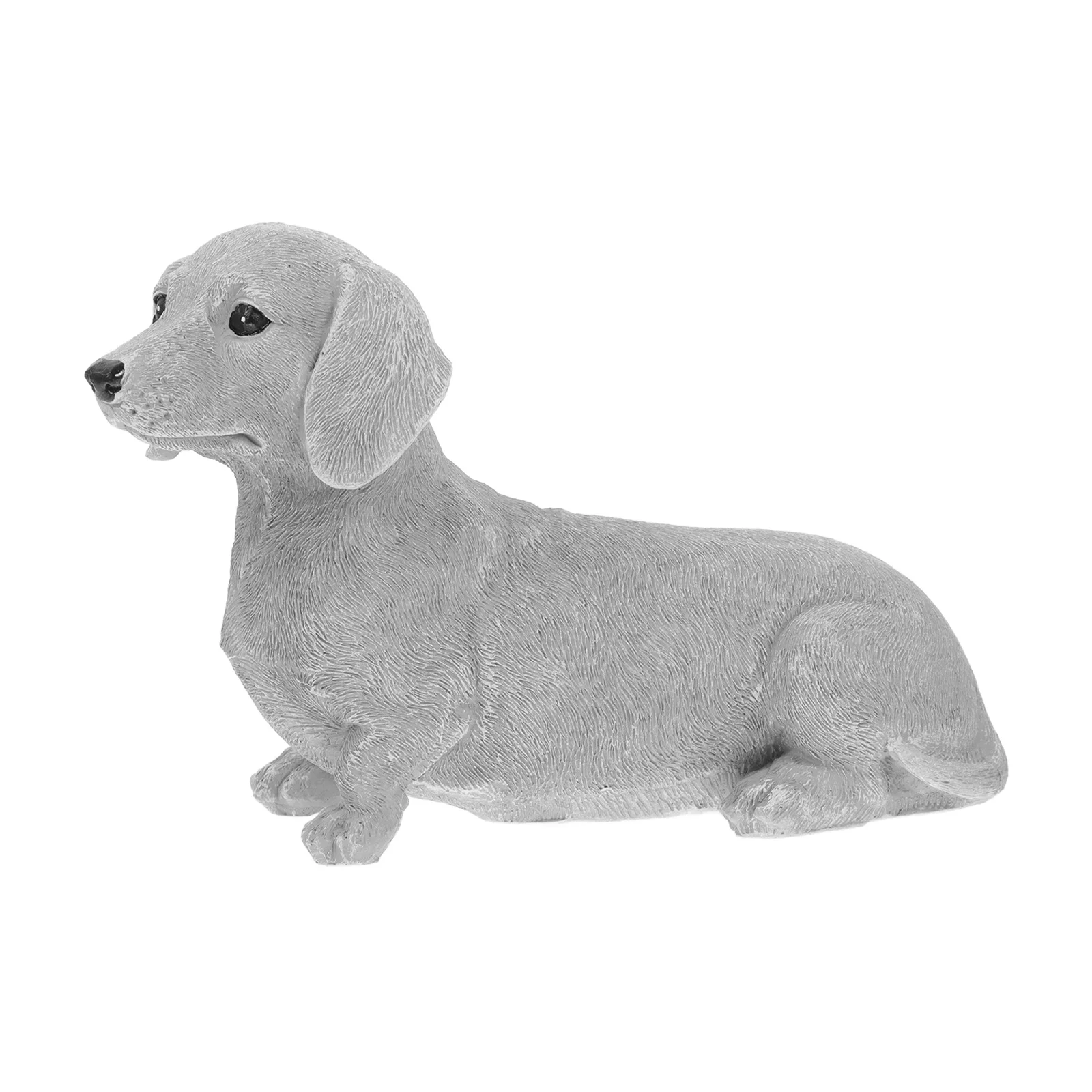 

Dog Statue Resin Cartoon Puppy Small Compact for Garden Desktop Home Office Decoration Desktop Decor Dog Statues Outdoor