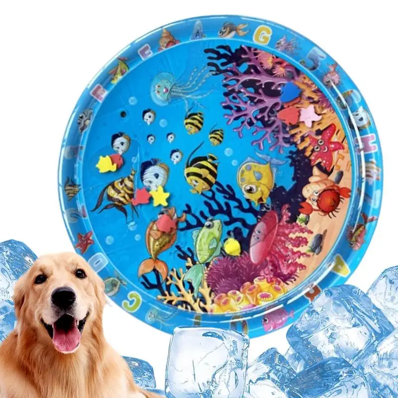 Water Sensory Play Water Mat Cat Dog Thickened Water Sensory Playmat Cat And Dog Thickened Water Sensory Playmat Pet wanter Toy