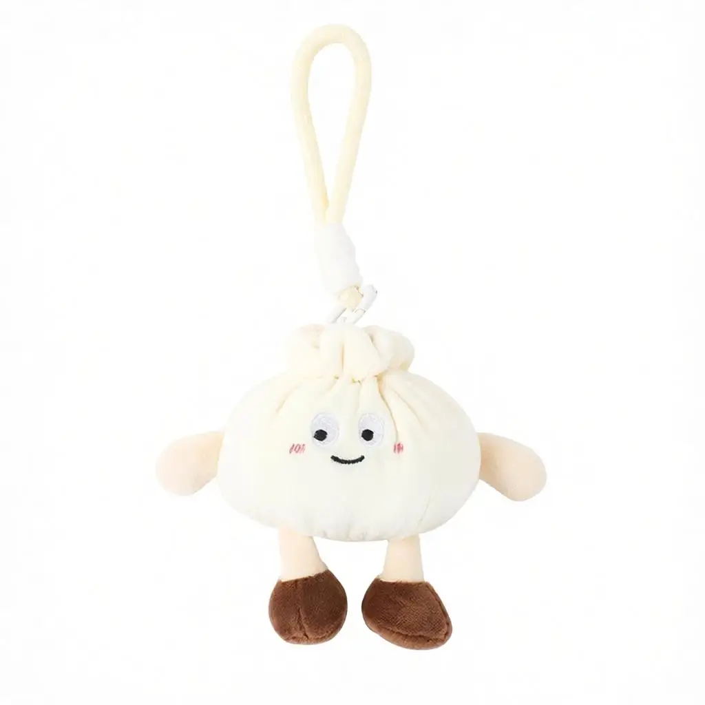 New Cute Japanese-style Soft Plush Charm, Girly Bun Series Stuffed Doll Pendant
