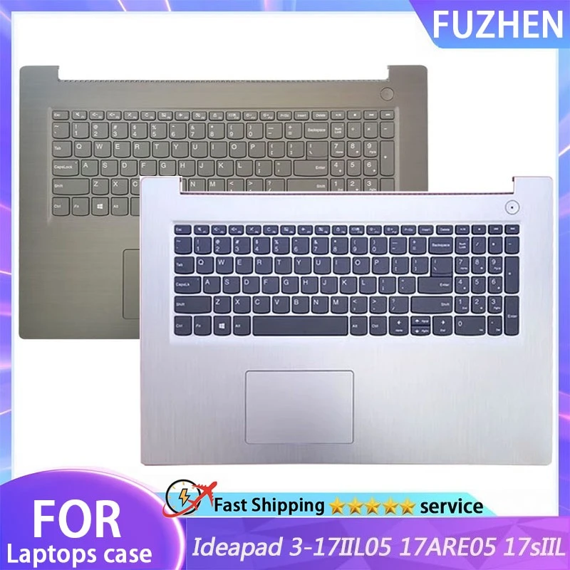New For Ideapad 3-17IIL05 17ARE05 17ADA05 17IML05 S350-17 17sIIL 2020 Laptop Palm Pad Keyboard/Host Cover Keyboard Grey/Silver