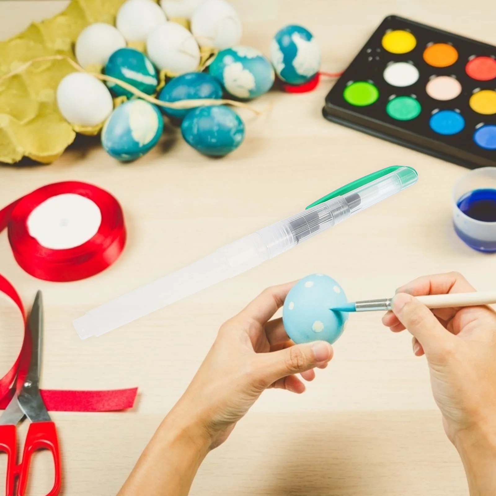 

6Pcs Water Injection Pen for Arts and Calligraphy Durable Tips Hold Point Well No Spray No Smear Water Coloring Pen