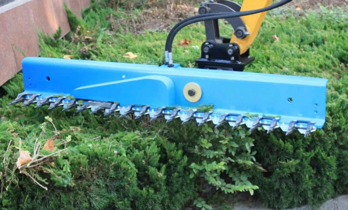 KINGER Hydraulic Hedge Trimmer Garden Green Plant Trimmer for Excavator Backhoe