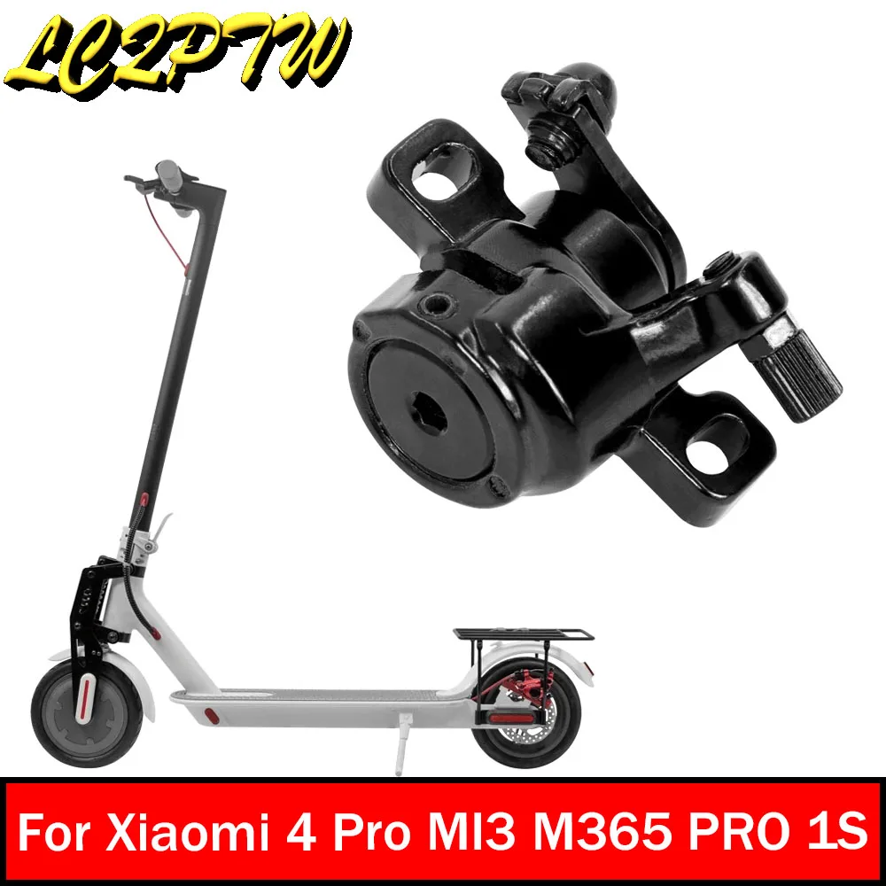 Aluminum Alloy Rear Wheel Disc Brake Left Side Brake Caliper With Screw For Xiaomi 4 Pro MI3 M365 PRO 1S E-Scooter Accessories