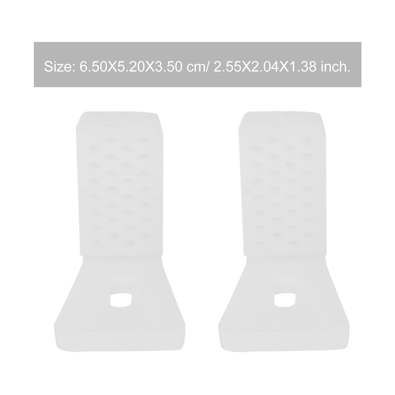 1 مجموعة L على شكل المرحاض القدم مسامير الطابق تحديد عدة منع حركة المرحاض العالمي مقعد تصاعد استبدال أجزاء