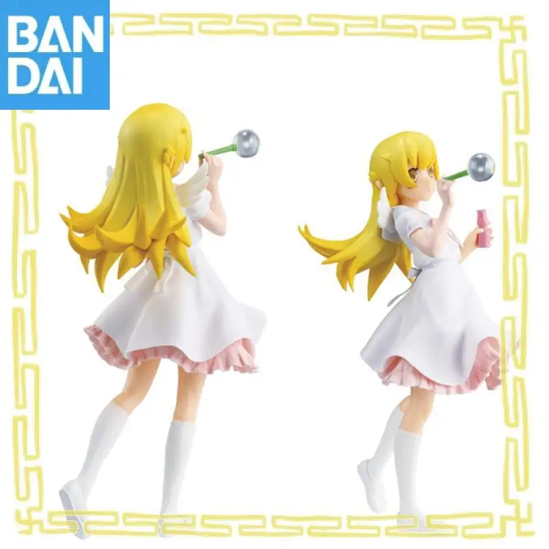 

Genuine Bandai Namco Banpresto Monogatari Sefies Oshino Shinobu Pvc Collector Anime Figure Model Toy Gift Desktop Ornament