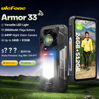 【World Premiere】Ulefone Armor 33 4G Rugged Phone 25500 mAh 512GB ROM Up to 24GB RAM 120Hz 6.59\