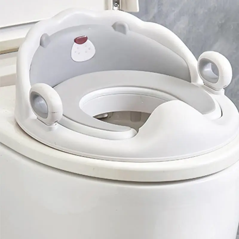 Kids Potty Seat For Toilet Potty Toilet Seat With Handles Non-Slip Safe Potty Seat With Urine Guard Toilet Trainer For Round &