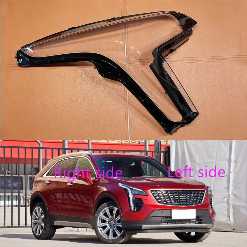 For Cadillac XT4 2018 2019 2020 2021 Headlight Shell Lamp Shade Transparent Cover Headlight Glass Headlamp Cover