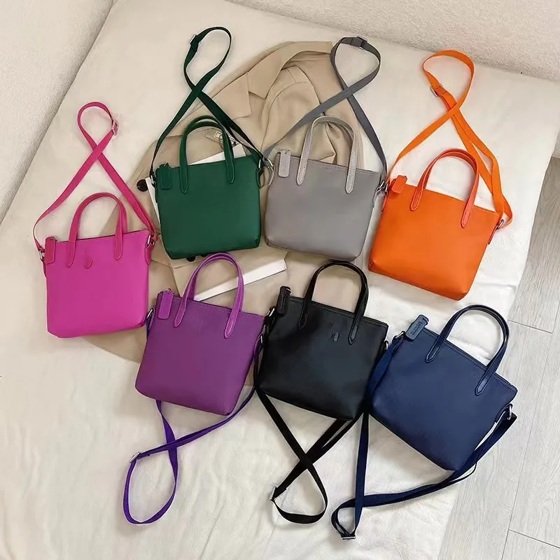 Sac fourre-tout alertes onale français, 600 sacs seau à bonbons rouges à réseau simple avec texture, sac à bandoulière simple