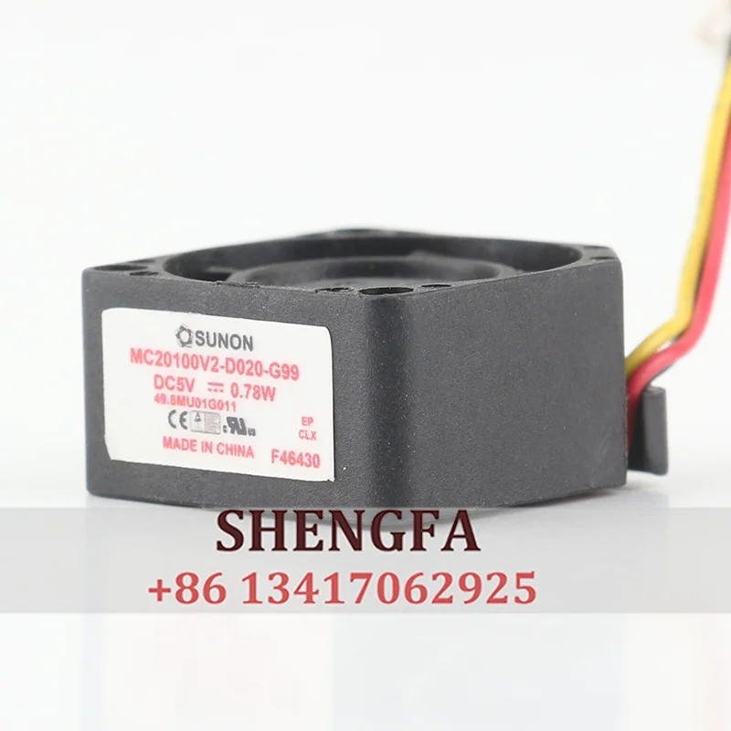Sunon 12V 24V 48V AC EC 2010 20X20X10MM 2CM mini-chassis Compact Disk box MC20100V2-D020-G99 cooling fan DC 5V 0.78W