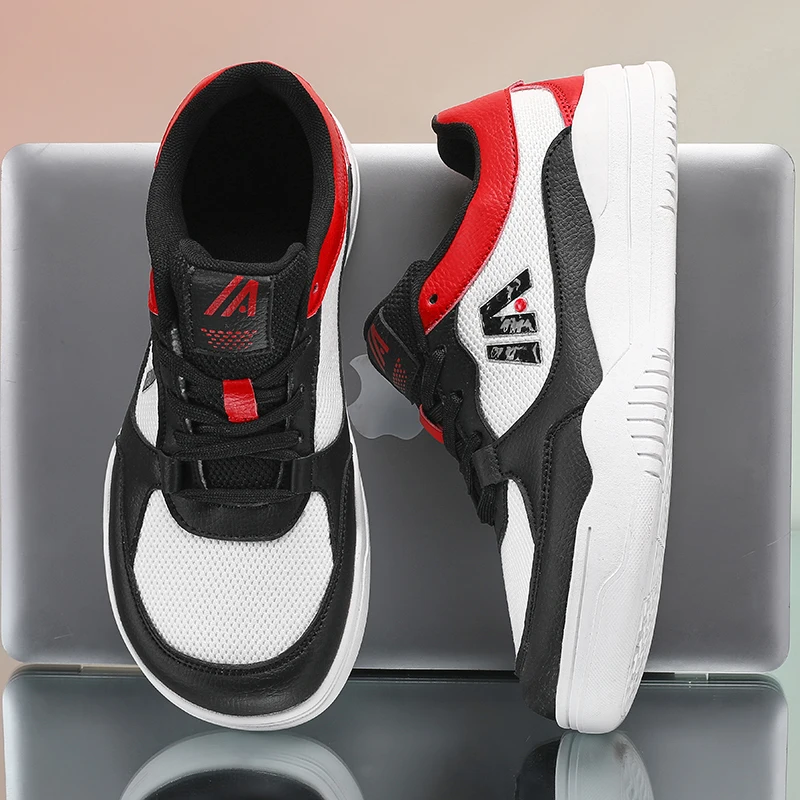 

Mens Casual Sneakers Breathable Mesh Sports Shoes for Men 2026 New Trendy Trainers Wide-toe Thick-bottom Casual Shoes for Man