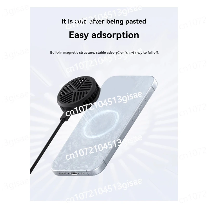 Fan Mobile Phone Radiator For 15 Pro Black Shark Gaming Live Stream A A47U Hagibis Magnetic Cell Phone Cooler Cooling