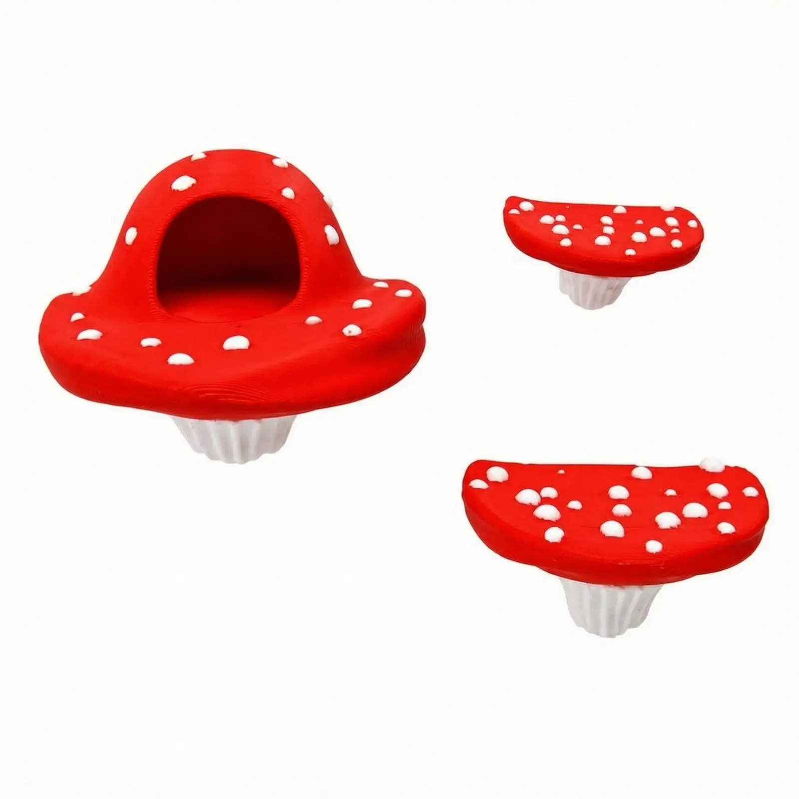 3 Pieces Habitat Shelf Versatile Eight-Legged Pet Enclosure Shelf Easy to Position Textured Decorative Climbing Shelf for