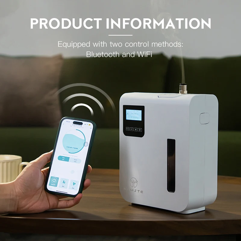 STE-Diffuseur d'arômes électrique, capacité de 300ml, Wi-Fi, Bluetooth, minuterie, maison, hôtel, HAVC, parfum de chambre, appareil parfumé pour la maison