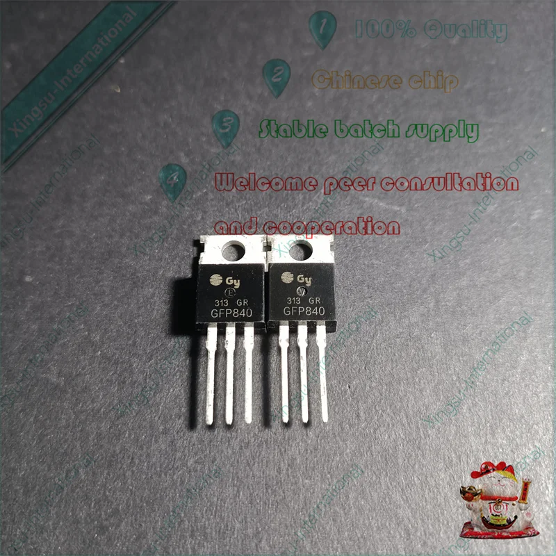 Triode à effet de champ GFP840, canal 9A/500V à 220N