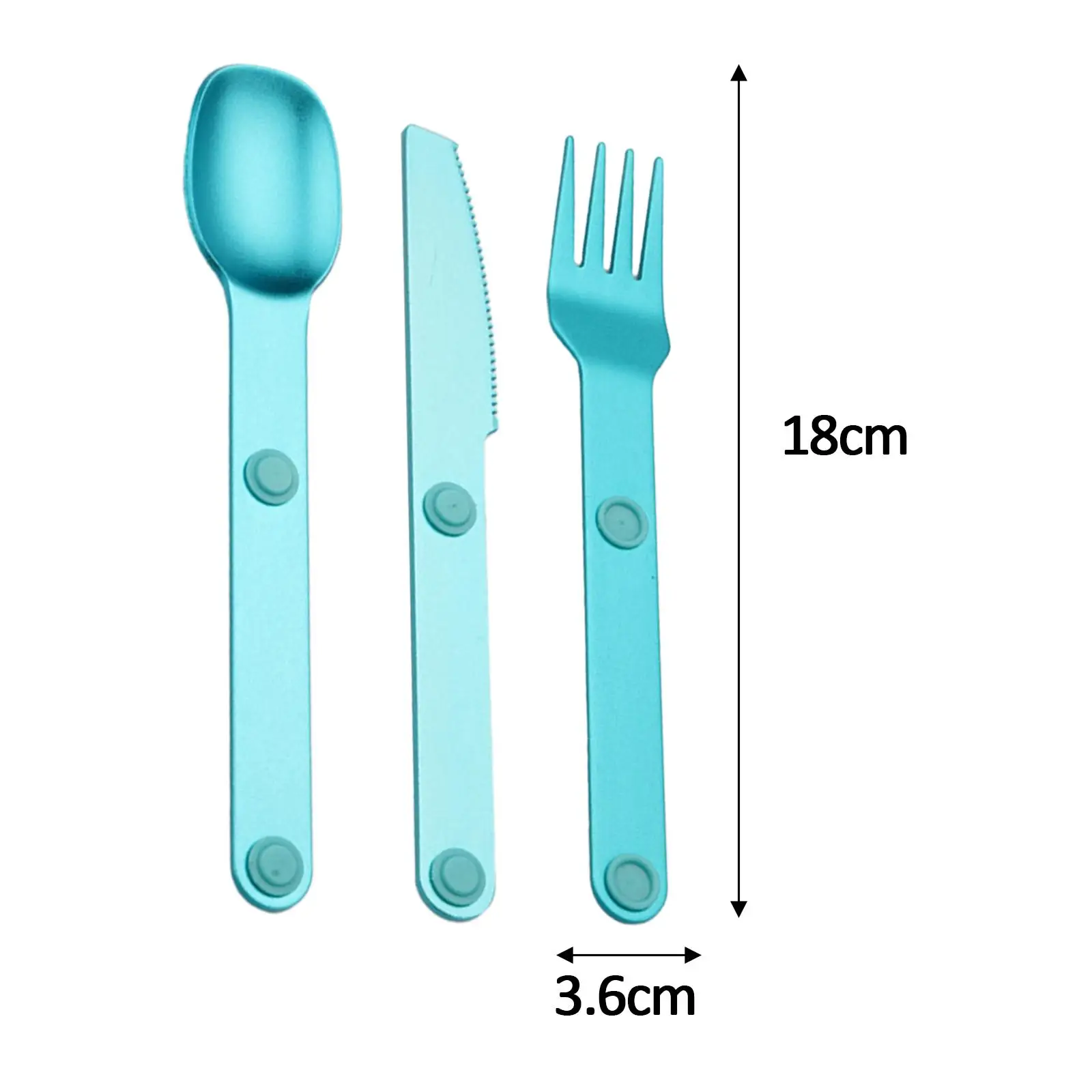 Conjunto de talheres de acampamento faca colher spork conjunto utensílios para escritório caminhadas piquenique