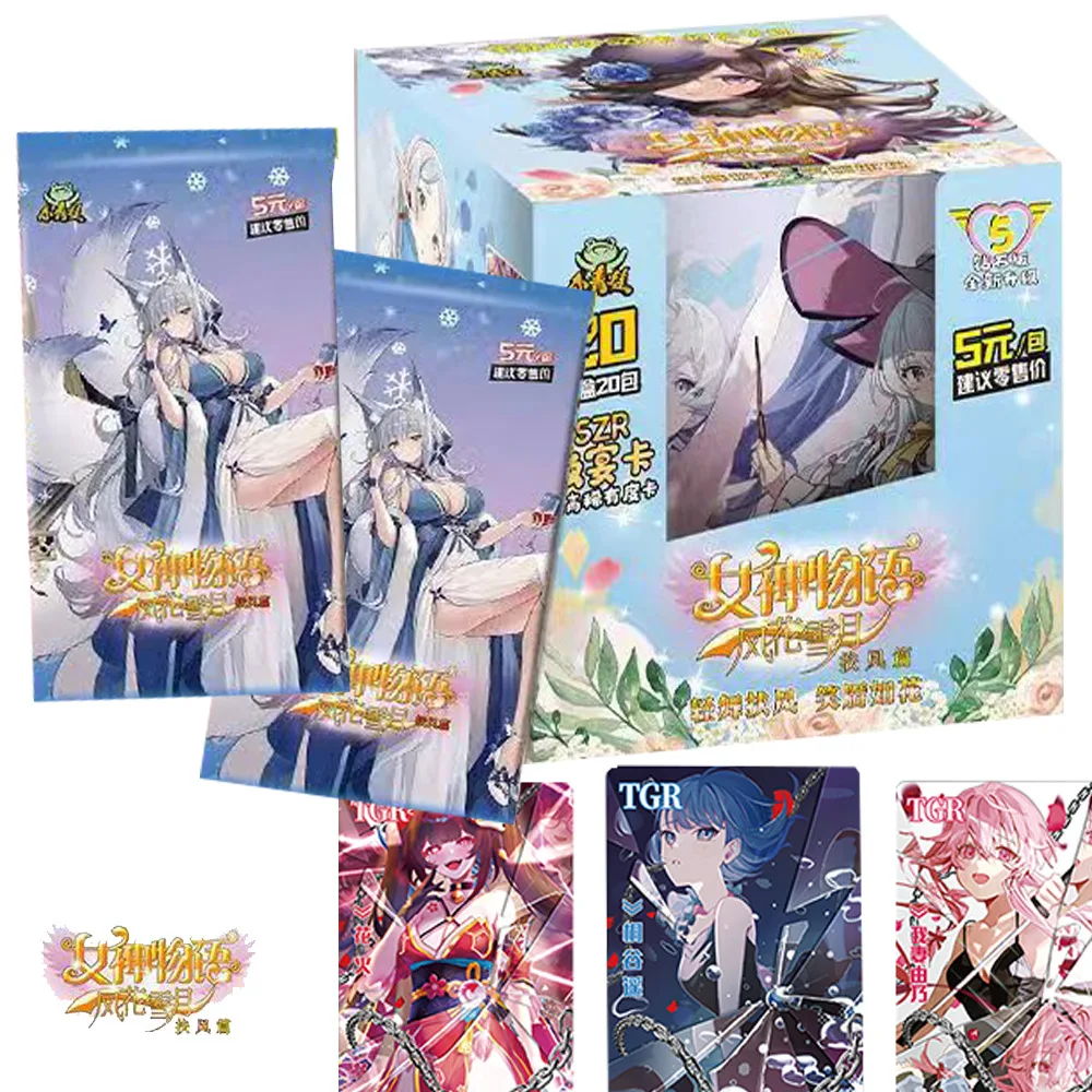 

KAYOU подлинная маленькая лягушка, история богини, коллекционная карта персонажей, глава Fufeng, детские игрушки, Рождественский подарок