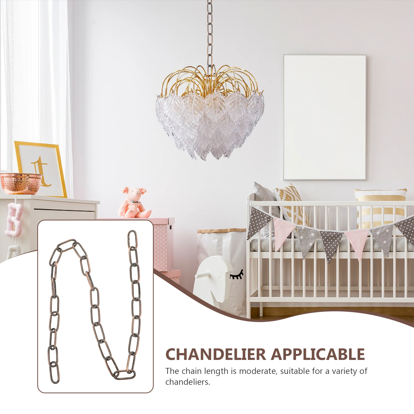 

Chain Lamp Accessories Chandelier Lighting Fixture Chains The Accessory Decor Metal Wrought Iron Home Moderate Length