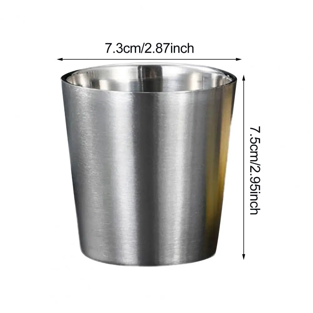 201 Stainless Steel Cup Stackable Drinking Mug Double Wall Vacuum Insulated Coffee Cup Reusable Drinkware For Outdoor Activities