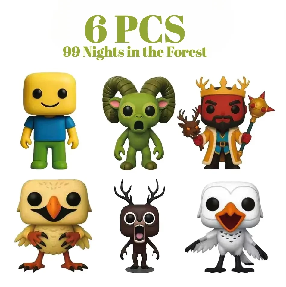 

Игрушка-олень из фильма «99 ночей в лесу», страшные животные, подарок для фанатов, на день рождения, украшение для торта, подарок на Хэллоуин, детский подарок