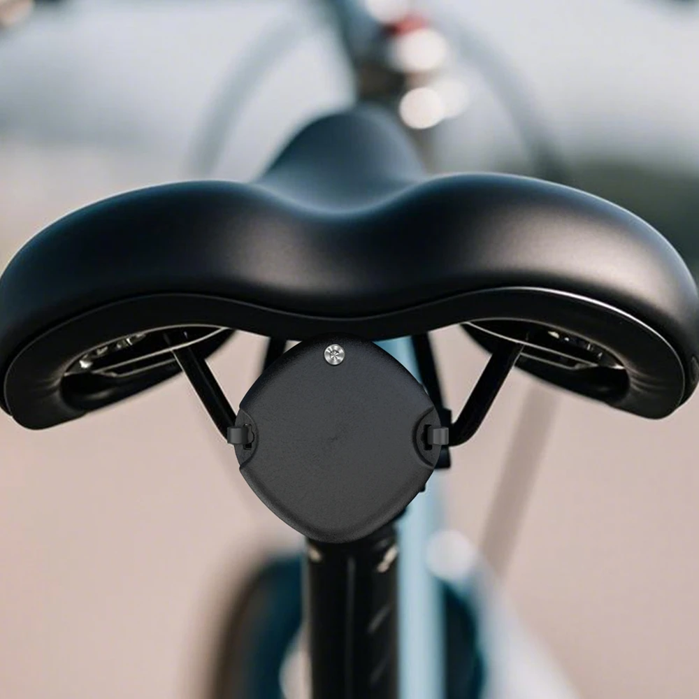 2/1pcs voor Airtag Magnetische Zelfklevende Case Verborgen Zwarte Beschermhoes met Kabelbinder Houder Binding Tape Tracker voor Auto Fiets