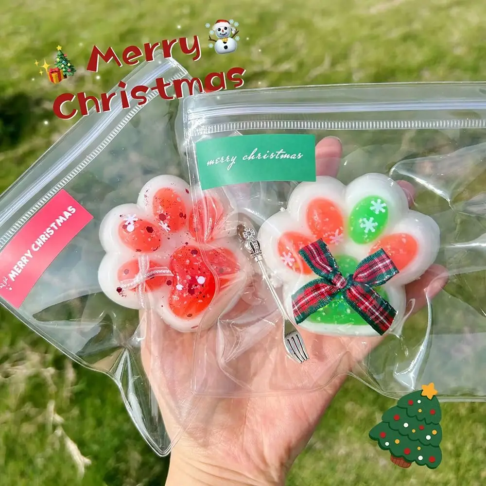 

Игрушка для сжимания кошачьих когтей, мягкая сумка с медленным отскоком, декомпрессионная флокированная рождественская игрушка для взрослых и детей, растягивающиеся игрушки