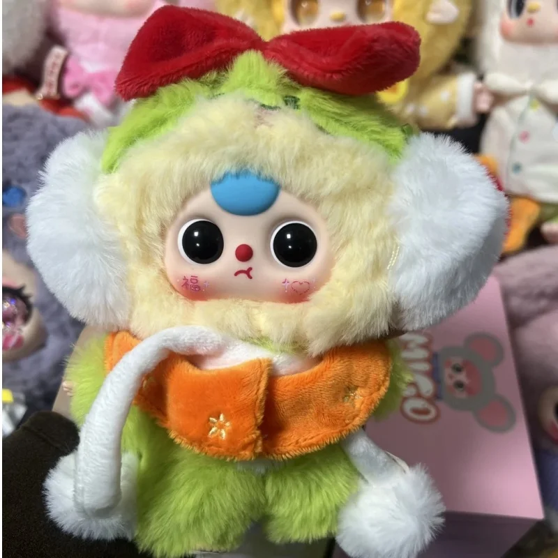 New Baby Three Year's Eve Series Vinyl Doll Blind Box Toys Cute Cartoon Baby Three Genuine Ornament Bag Pendant Doll Gift