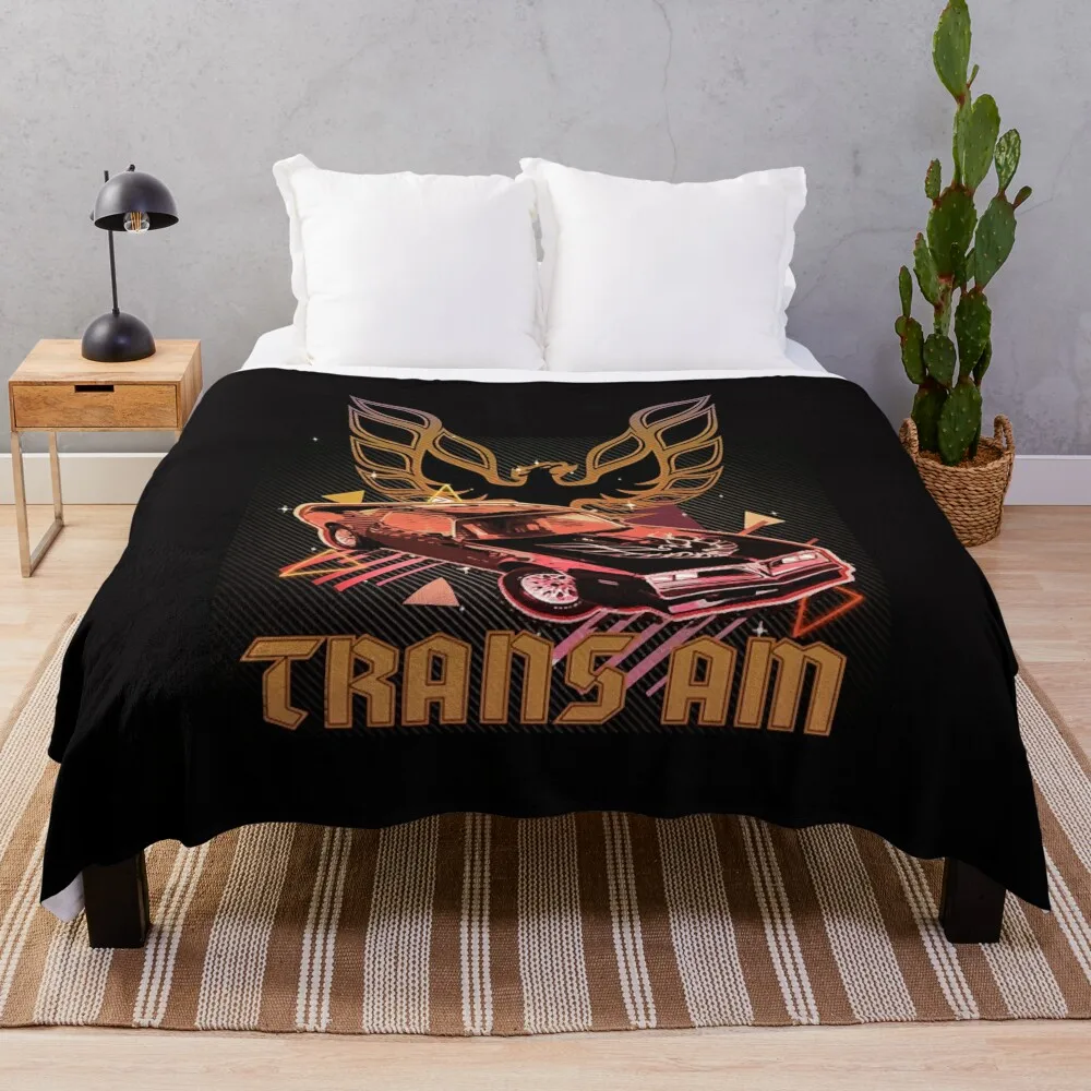 

1977 Pontiac Trans Am Vintage Retro Throw Blanket Luxury Throw Soft Big Flannels Blankets