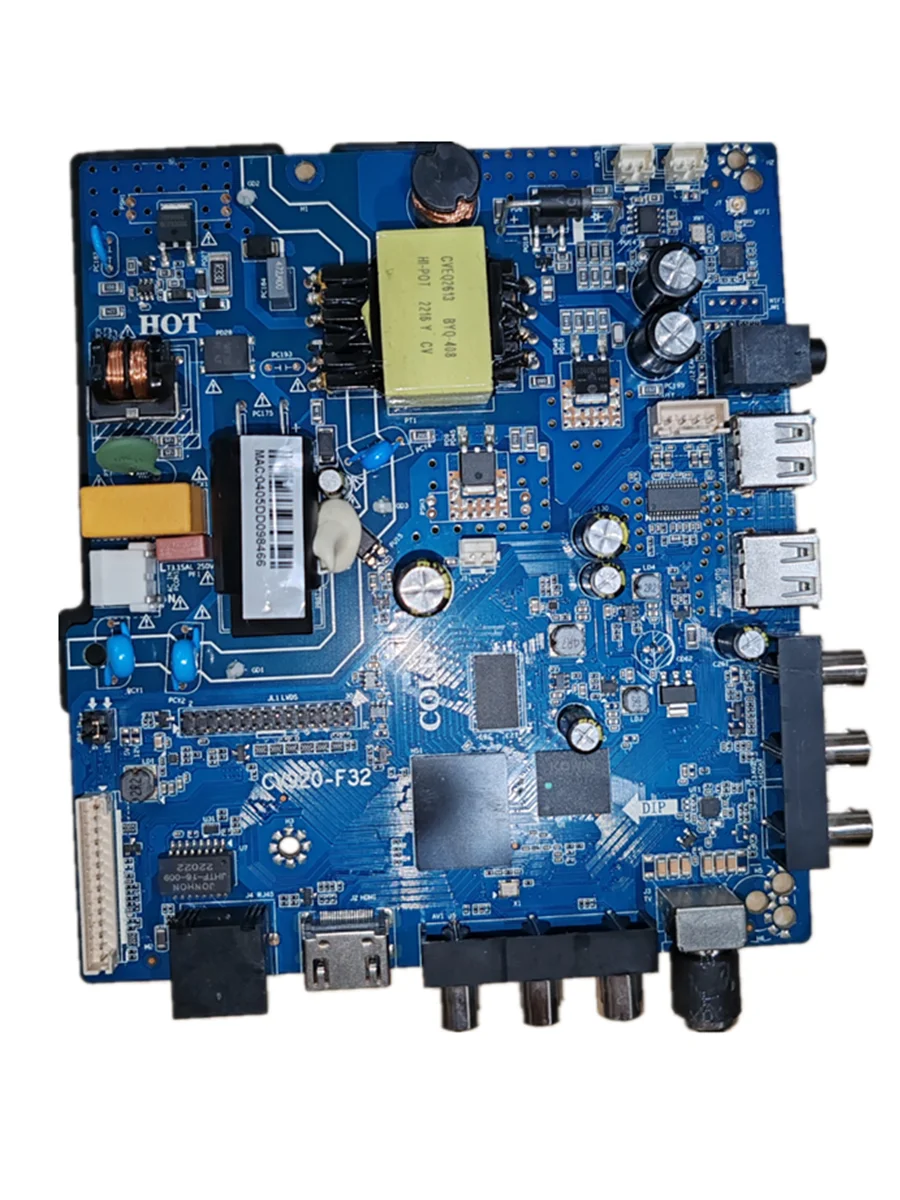 Placa base de TV tres en uno, CV920-F32, fotos físicas, probada bien para 35-65v, 350ma, 25w