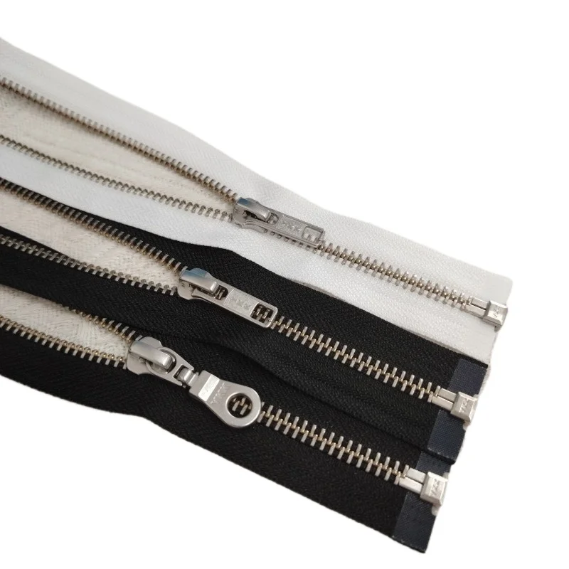 

2pcs/Lot 5# 50-80cm YKK Metal Zipper Single Open for Jacket Sweater Coats Repair Tailor Sewing Accessory Supplies