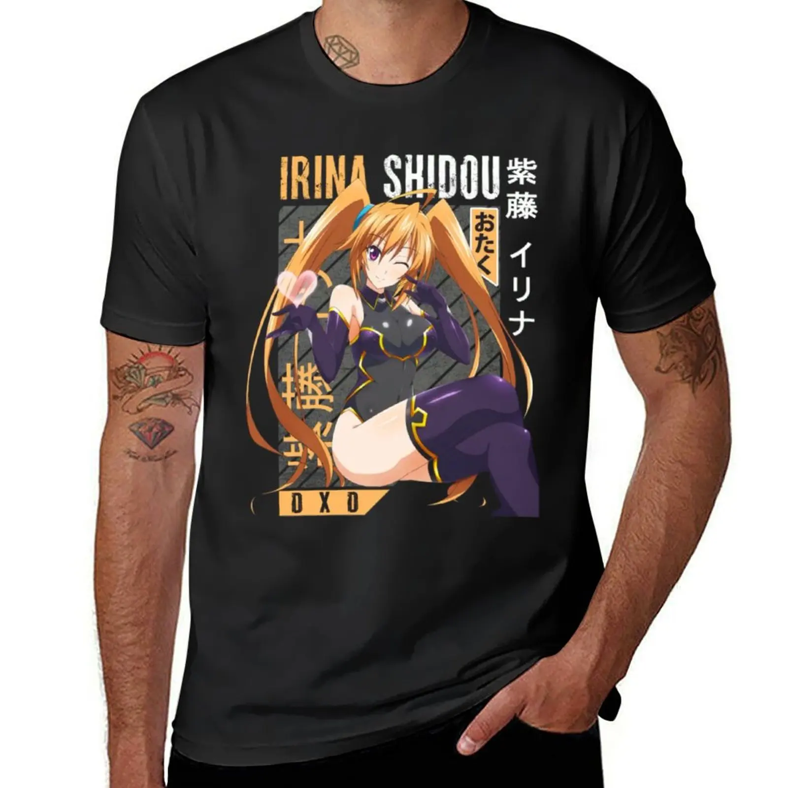 Irina Shidou T-Shirt new edition kawaii clothes boys animal print mens graphic t-shirts hip hop