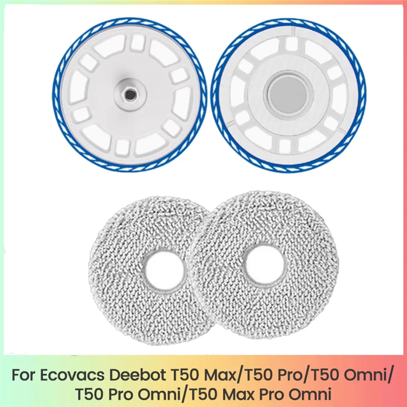 ABUD-สําหรับ Ecovacs Deebot T50 Max/T50 Pro/T50 Omni/T50 Pro Omni/T50 Max Pro Omni เครื่องดูดฝุ่น Mop ผู้ถือ Andmop Pads