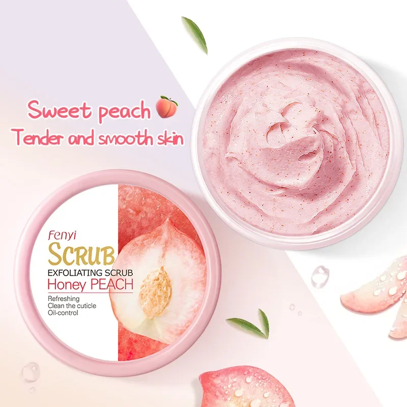 

Honey Peach Body Face Deep Cleaning Exfoliating Gel Skin Care Whitening Moisturizer Repair Facial Scrub Skin Care 100g