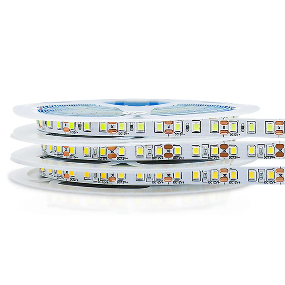 5m 12V 24V Led Strip Light 2835 120leds 5mm 2000k 2700k 3000k 3500k 4000k 5000k 6000k Pink Orange Lighting Flexible Ribbon Rope
