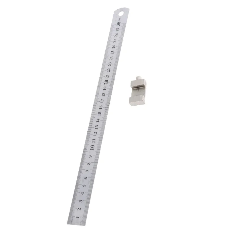 

Woodworking Ruler Slide Rule Woodworking Tools Adjustable Metal Marking Gauge Pocket Ruler Scribing Measuring Tools