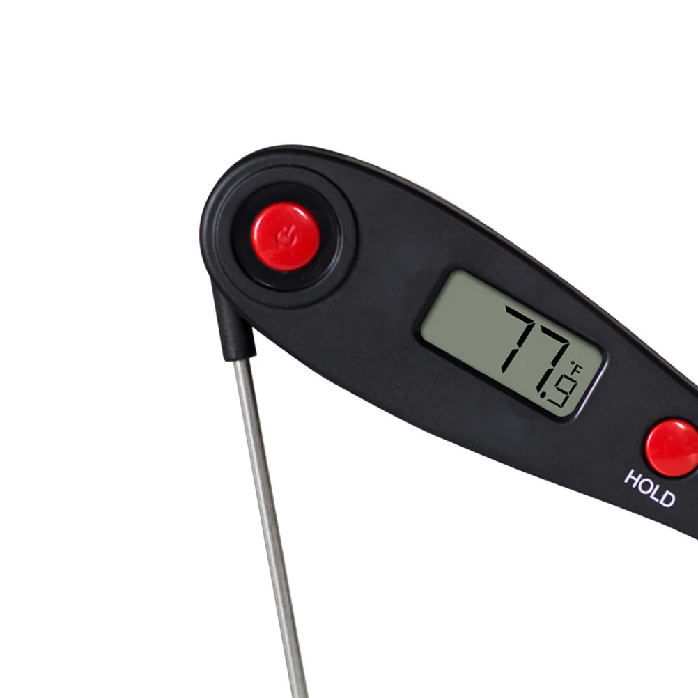 Termometro per carne a lettura istantanea pieghevole digitale con sonda Ampio display LCD per cucinare Griglia Termometro digitale da cucina per barbecue