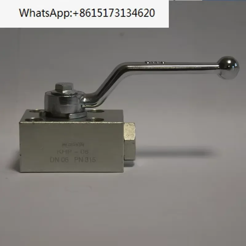 KHP PKH Plate High Pressure Ball Valve KHP-06 10 16 20 25 32 40 50 315 Bar Hydraulic Fitting