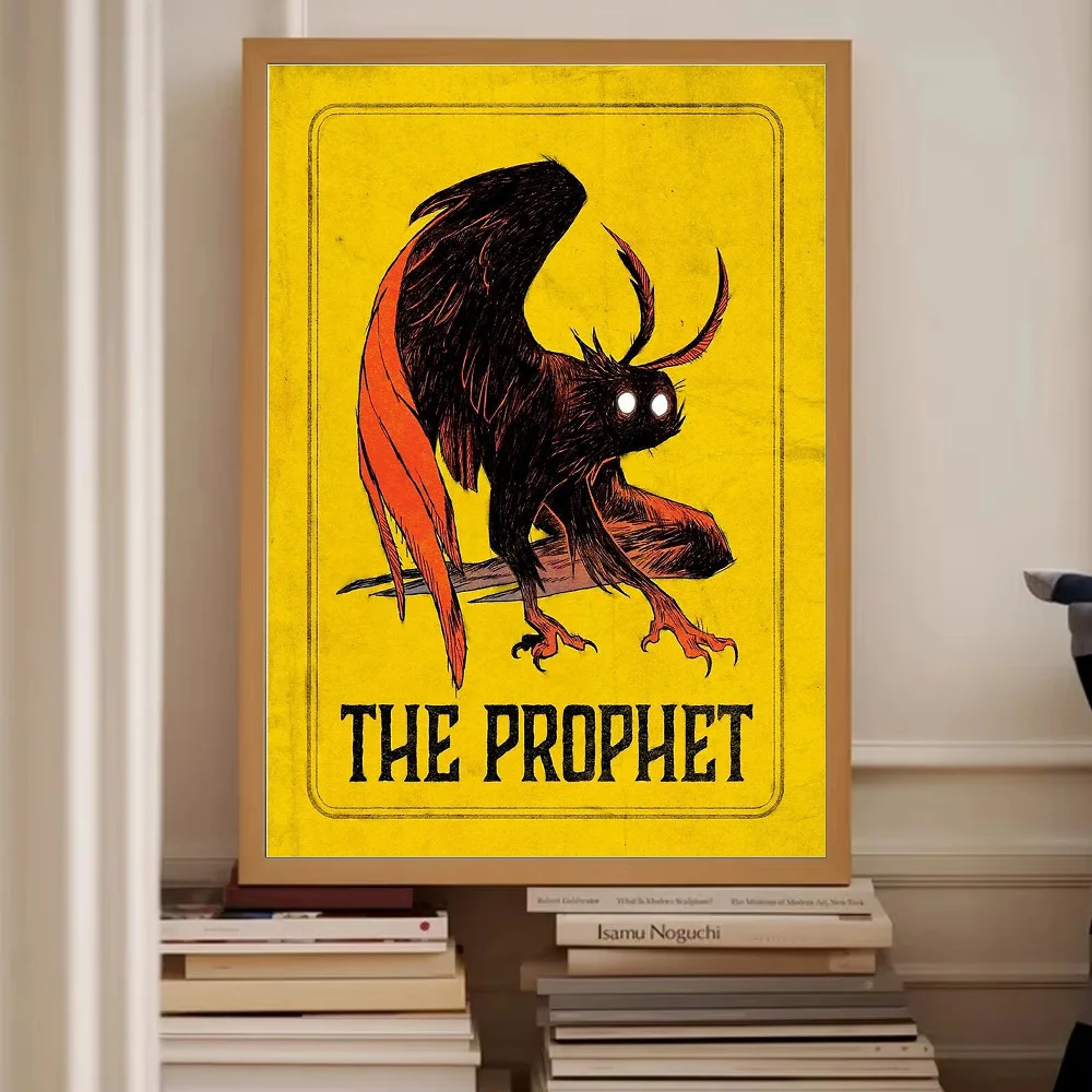 Dark Prophet Fantasy Art Canvas Print Wall Decor Gothic Horror Painting Home Decor Spiritual Mystical Figure Unique Gift
