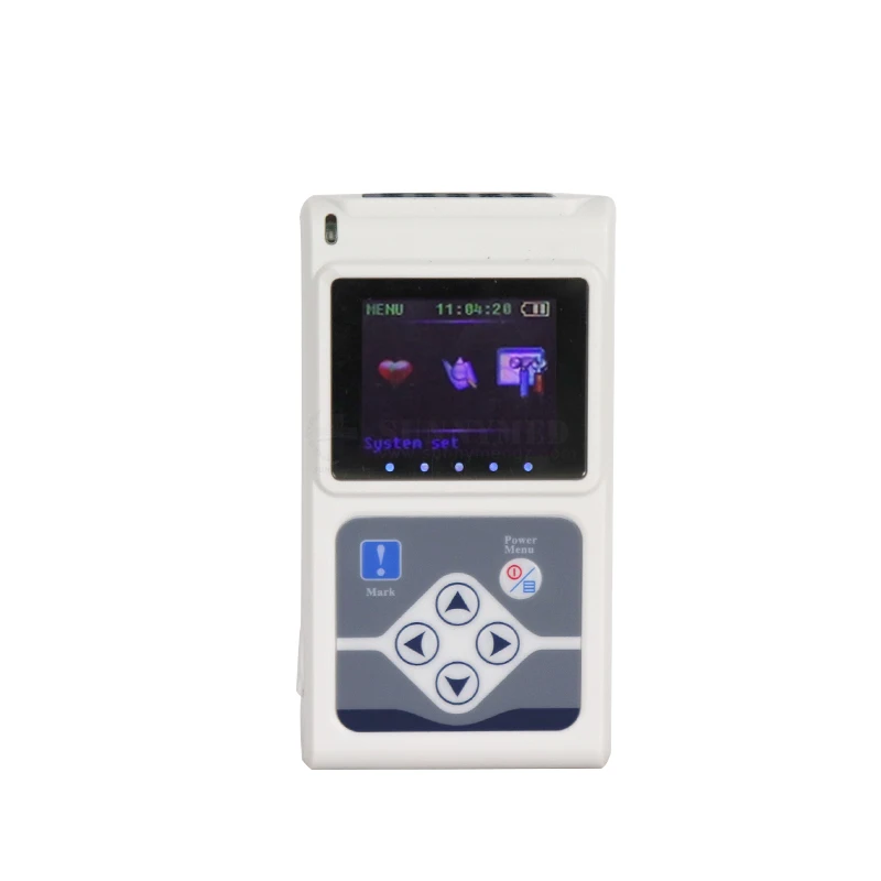 SY-H012 Medical High quality Portable Waterproof Smart 24 hour Holter  Dynamic 12 Leads Holter